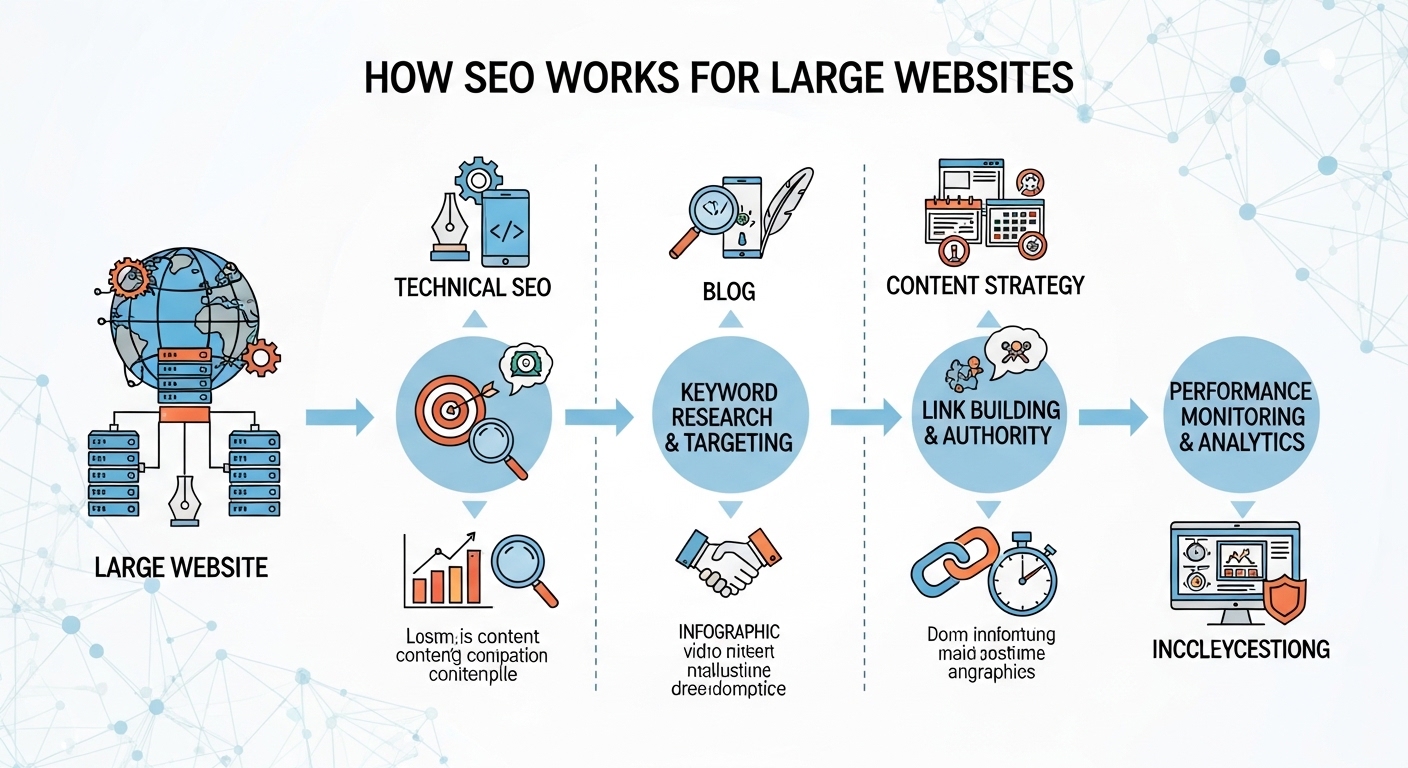 How Does SEO Work for Large Websites